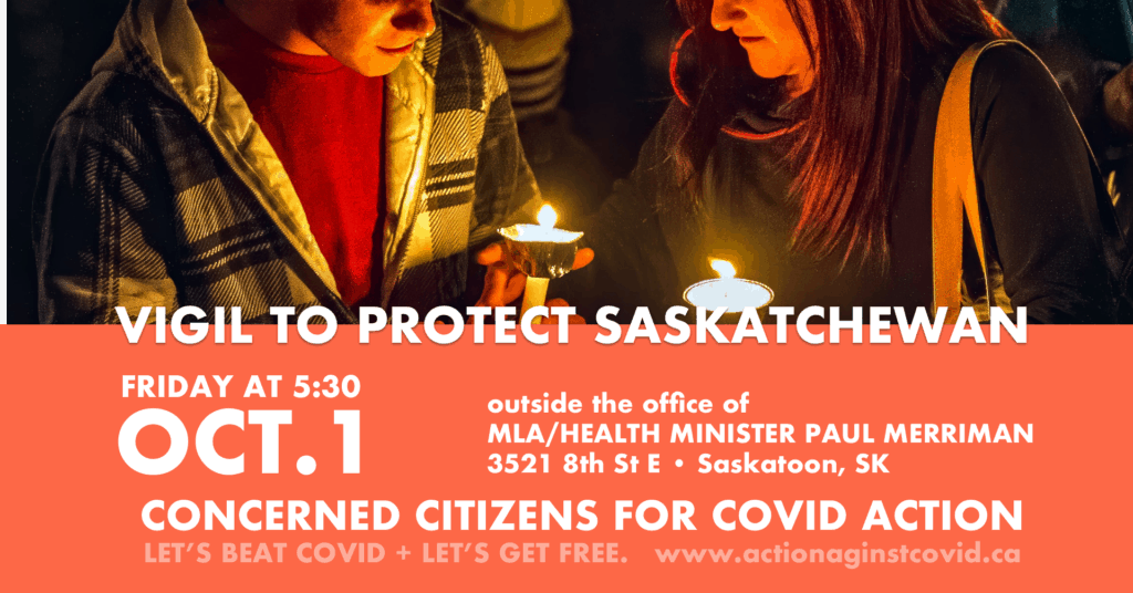 Vigil to Protect Saskatchewan