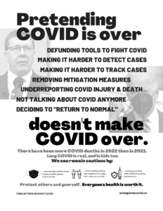Pretending COVID is Over Doesn't Make COVID over